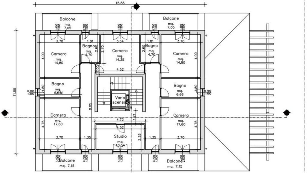 Villa su progetto a poca distanza dal centro di Forte dei Marmi