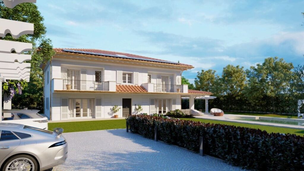Villa su progetto a poca distanza dal centro di Forte dei Marmi