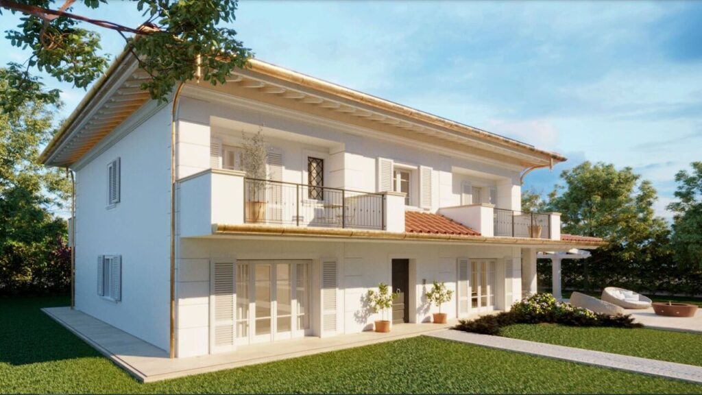Villa su progetto a poca distanza dal centro di Forte dei Marmi