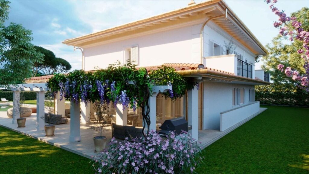 Villa su progetto a poca distanza dal centro di Forte dei Marmi