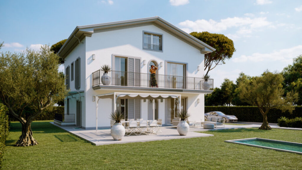 Villa a poca distanza dal centro di Forte dei Marmi