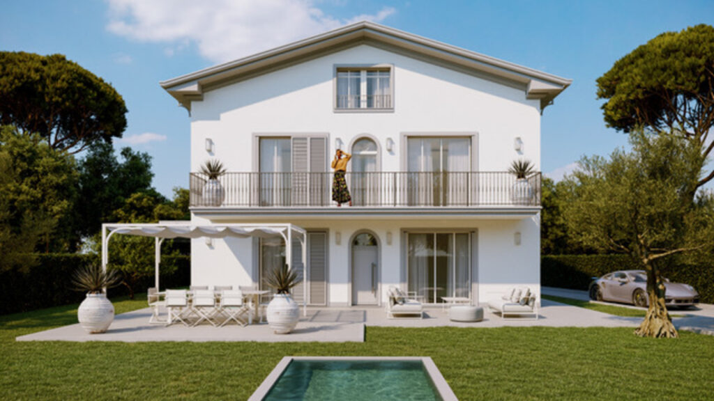 Villa a poca distanza dal centro di Forte dei Marmi