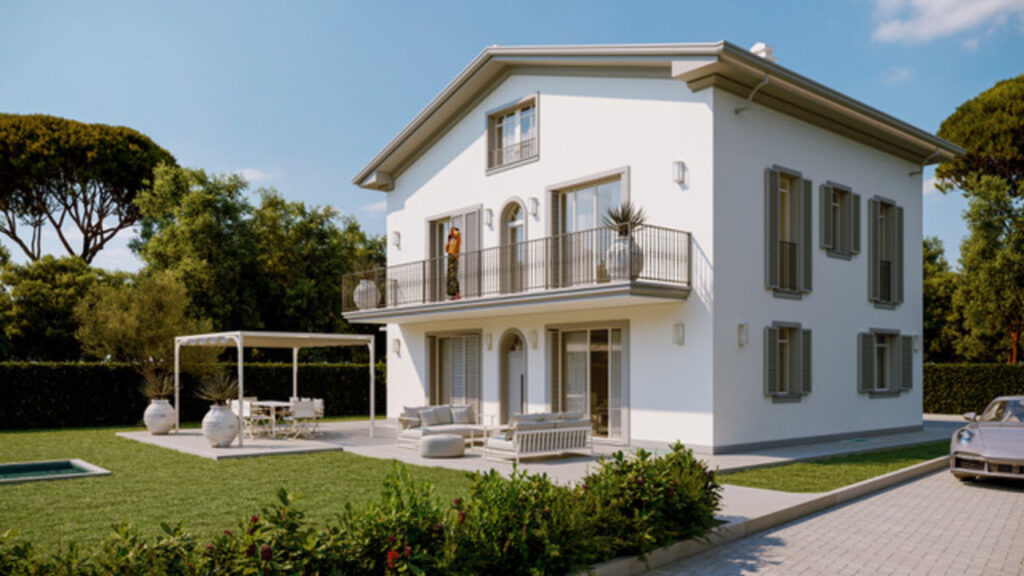 Villa a poca distanza dal centro di Forte dei Marmi
