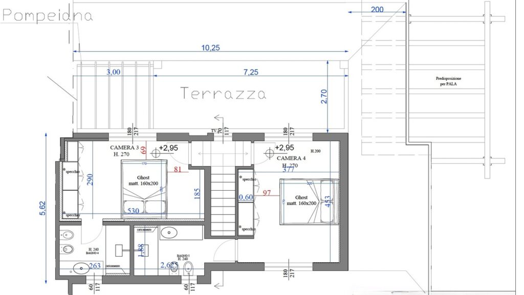 Completely renovated villa in a residential area near the center of Forte dei Marmi