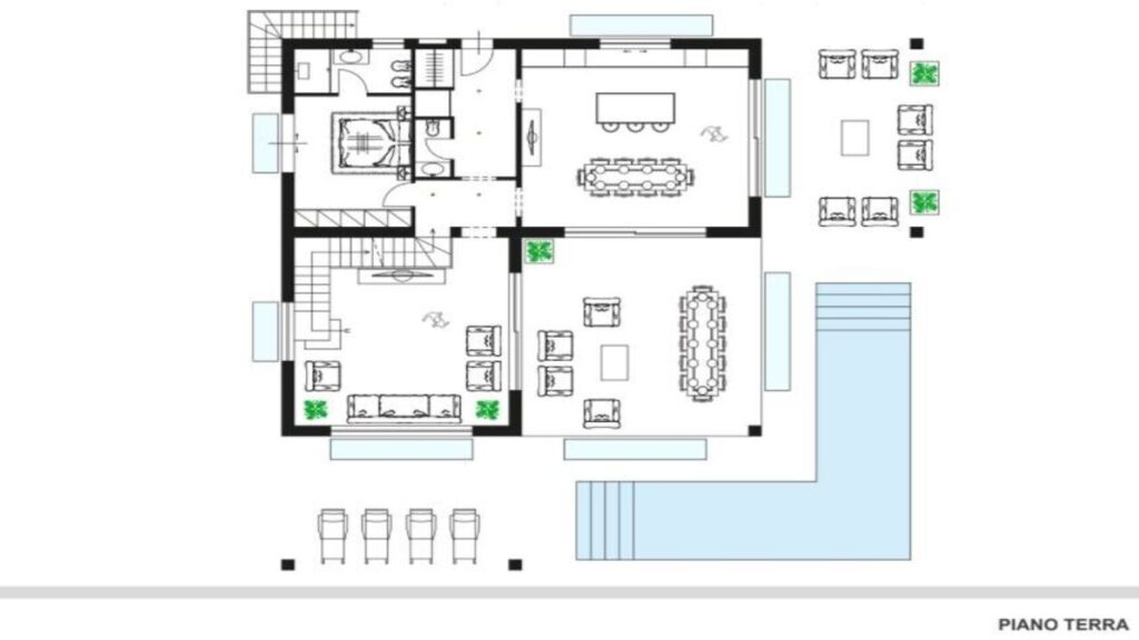 Design villa built with quality materials