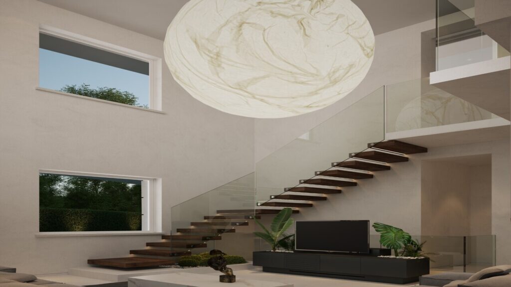 Design villa built with quality materials