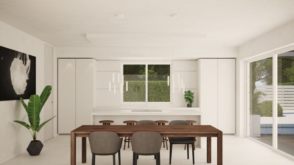 Design villa built with quality materials