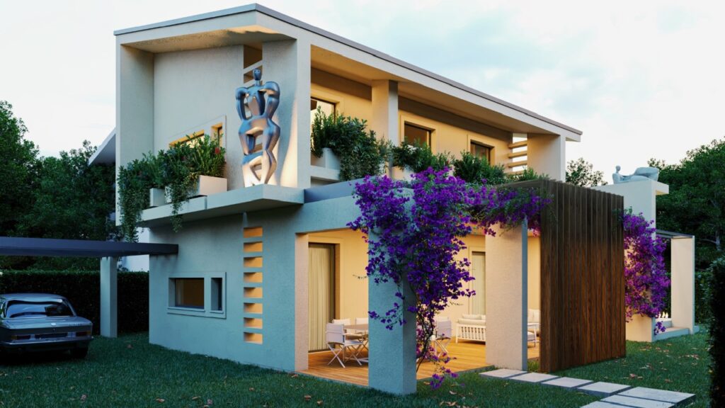 Villetta bifamiliare in costruzione