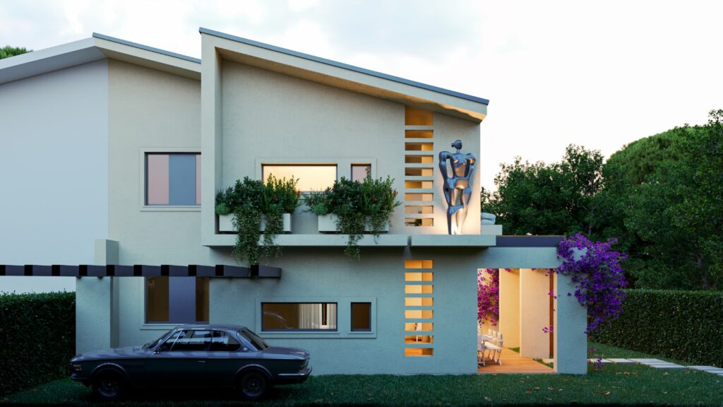 Villetta bifamiliare in costruzione