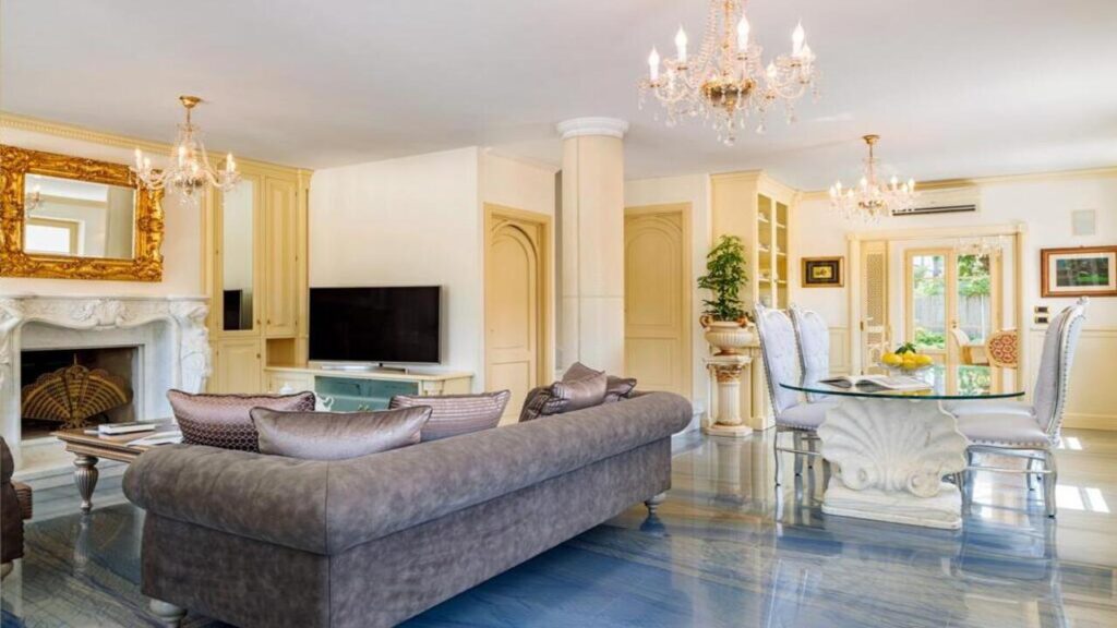 Villa con finiture di pregio