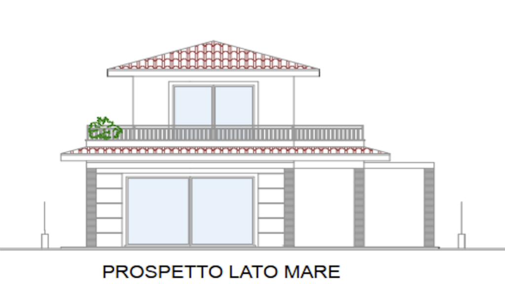 Villa in costruzione a poca distanza dal centro di Forte dei Marmi