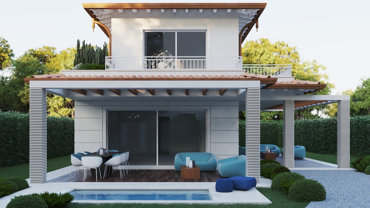 Villa in costruzione a poca distanza dal centro di Forte dei Marmi