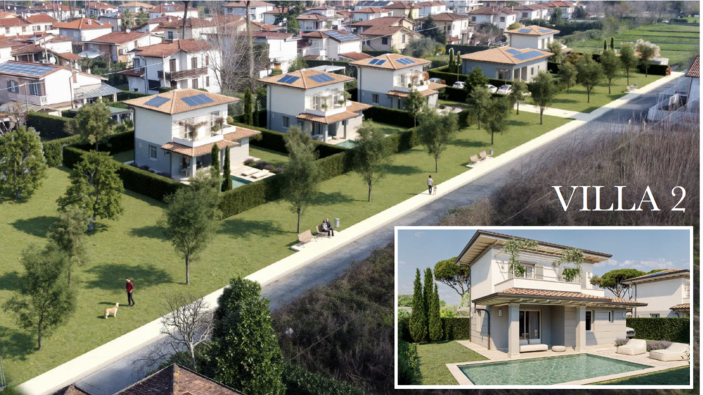 Ville in costruzione a Marina di Pietrasanta