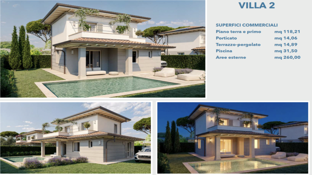 Ville in costruzione a Marina di Pietrasanta