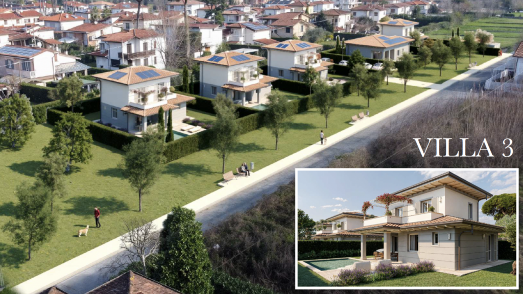 Ville in costruzione a Marina di Pietrasanta
