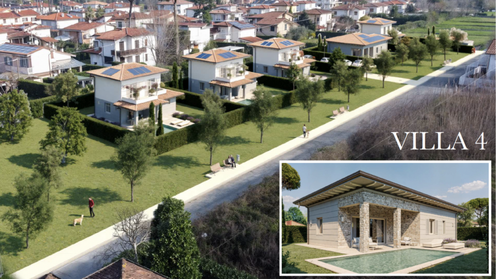 Ville in costruzione a Marina di Pietrasanta