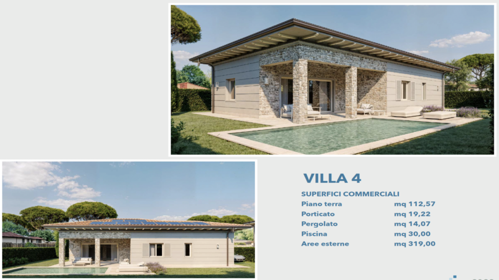 Ville in costruzione a Marina di Pietrasanta